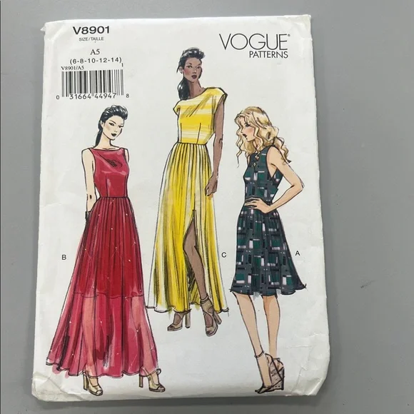 McCall Pattern Misses' Dress-14-16-18-20-22